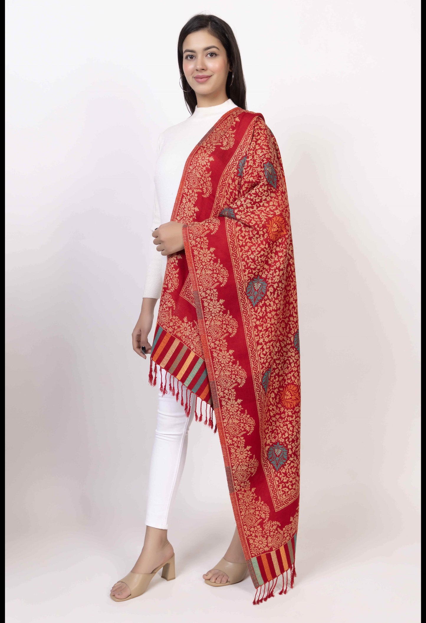 KRITI Acrylic/Viscose Shawl For Women