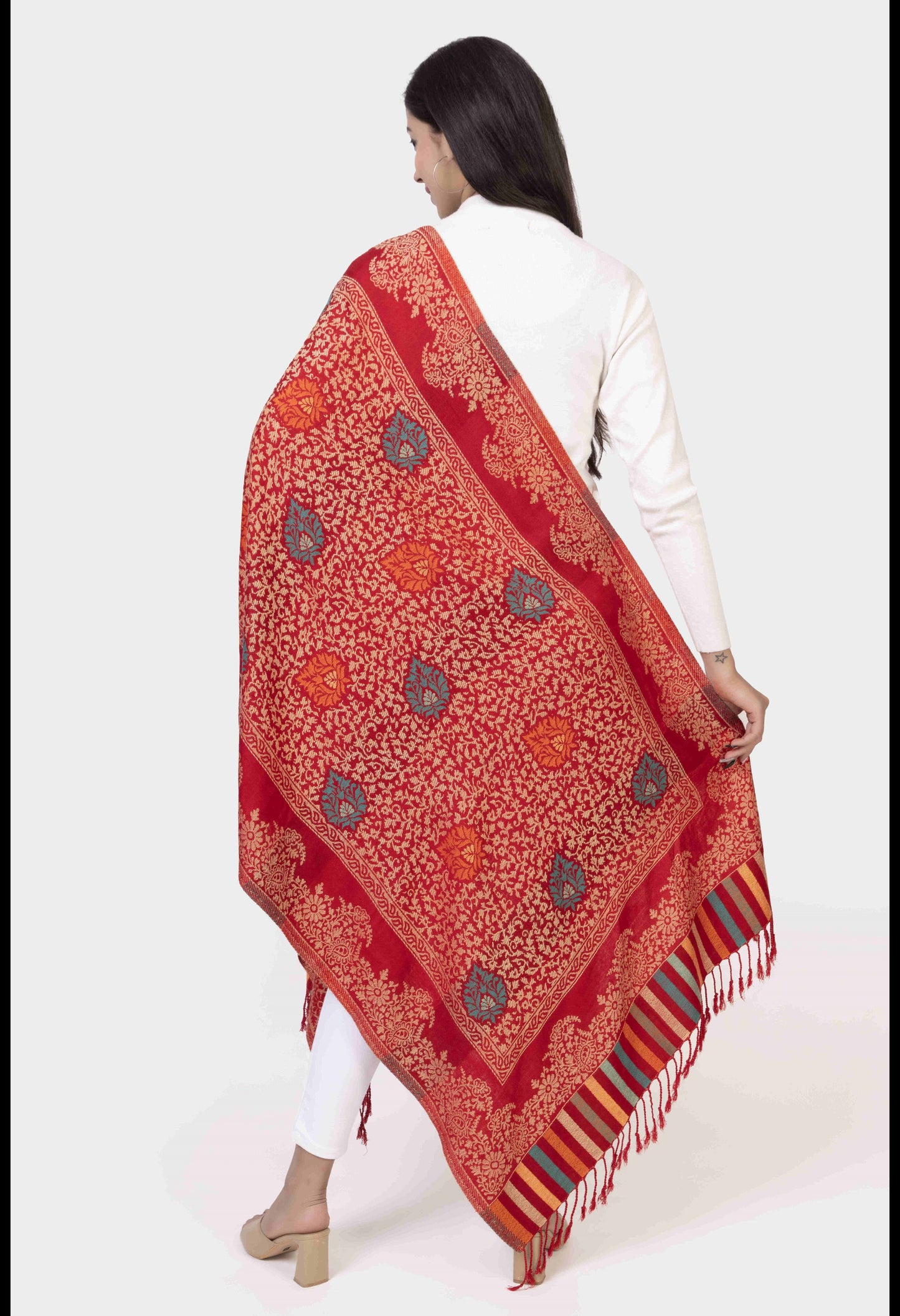 KRITI Acrylic/Viscose Shawl For Women