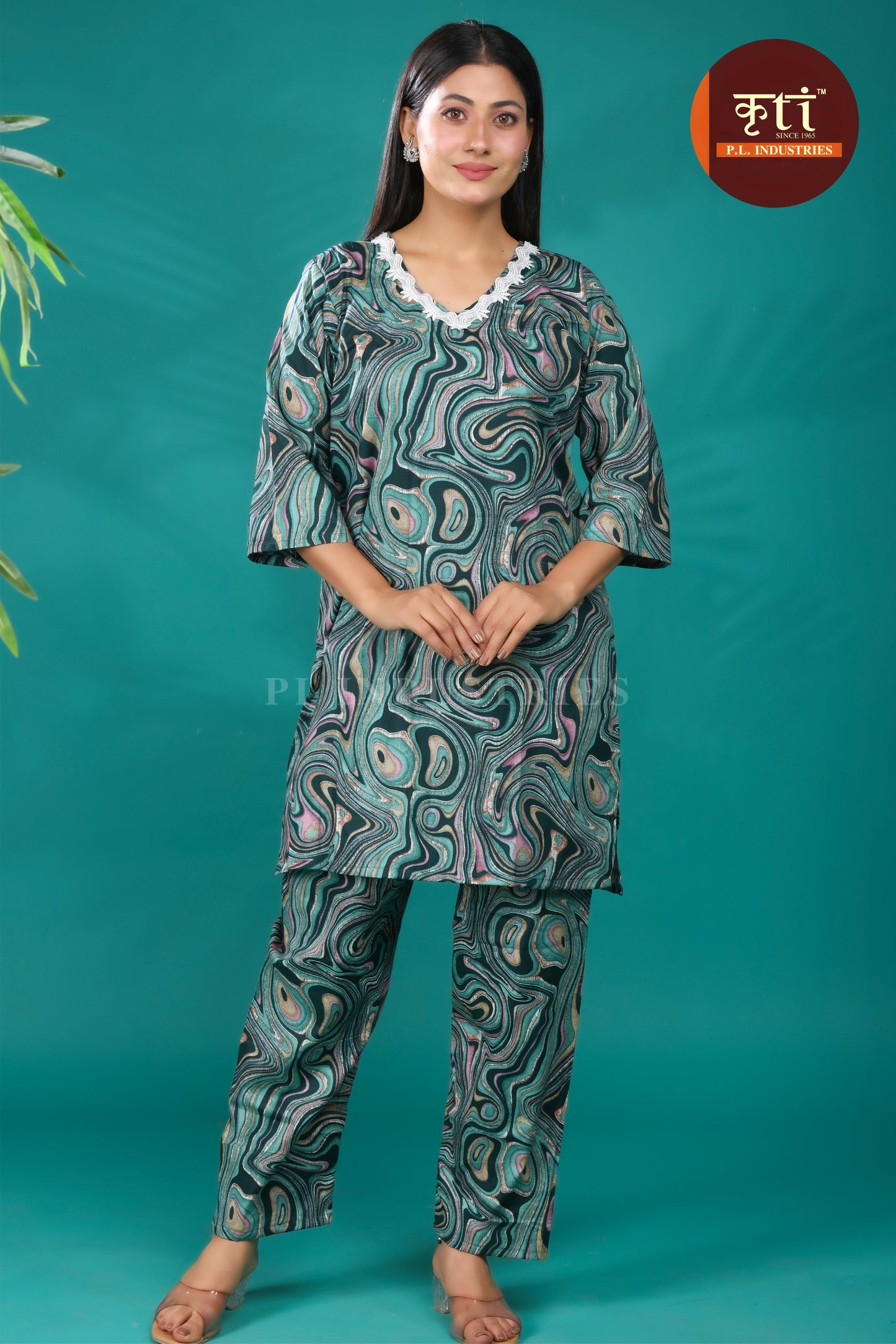 Floral Print Cotton Co-ord Set for Women – Summer Collection