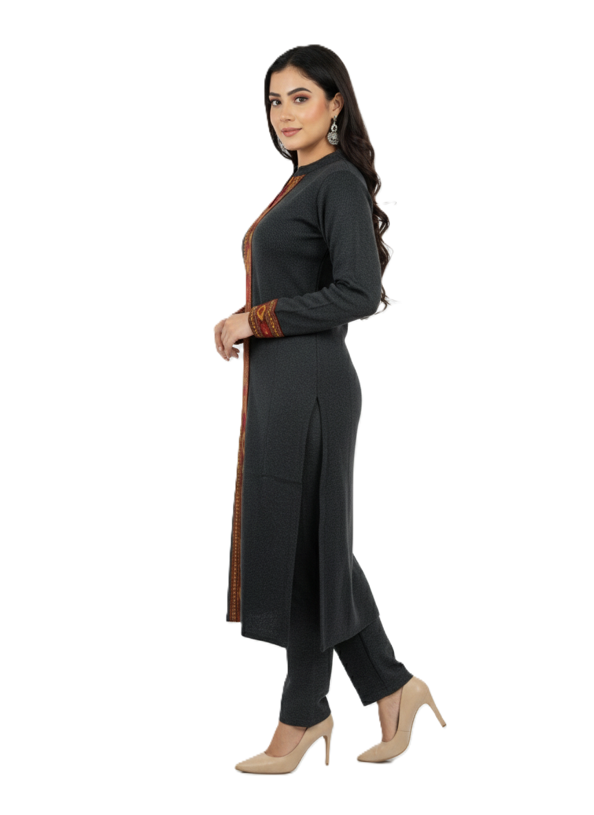 KRITI Winter Traditional Kullu Woollen Kurti For Women