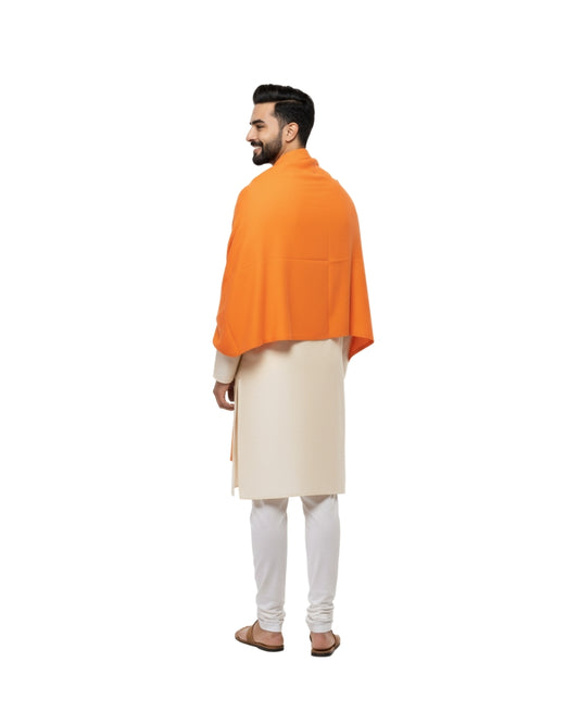 KRITI Winter Woolen Plain Lohi Orange Color For Men