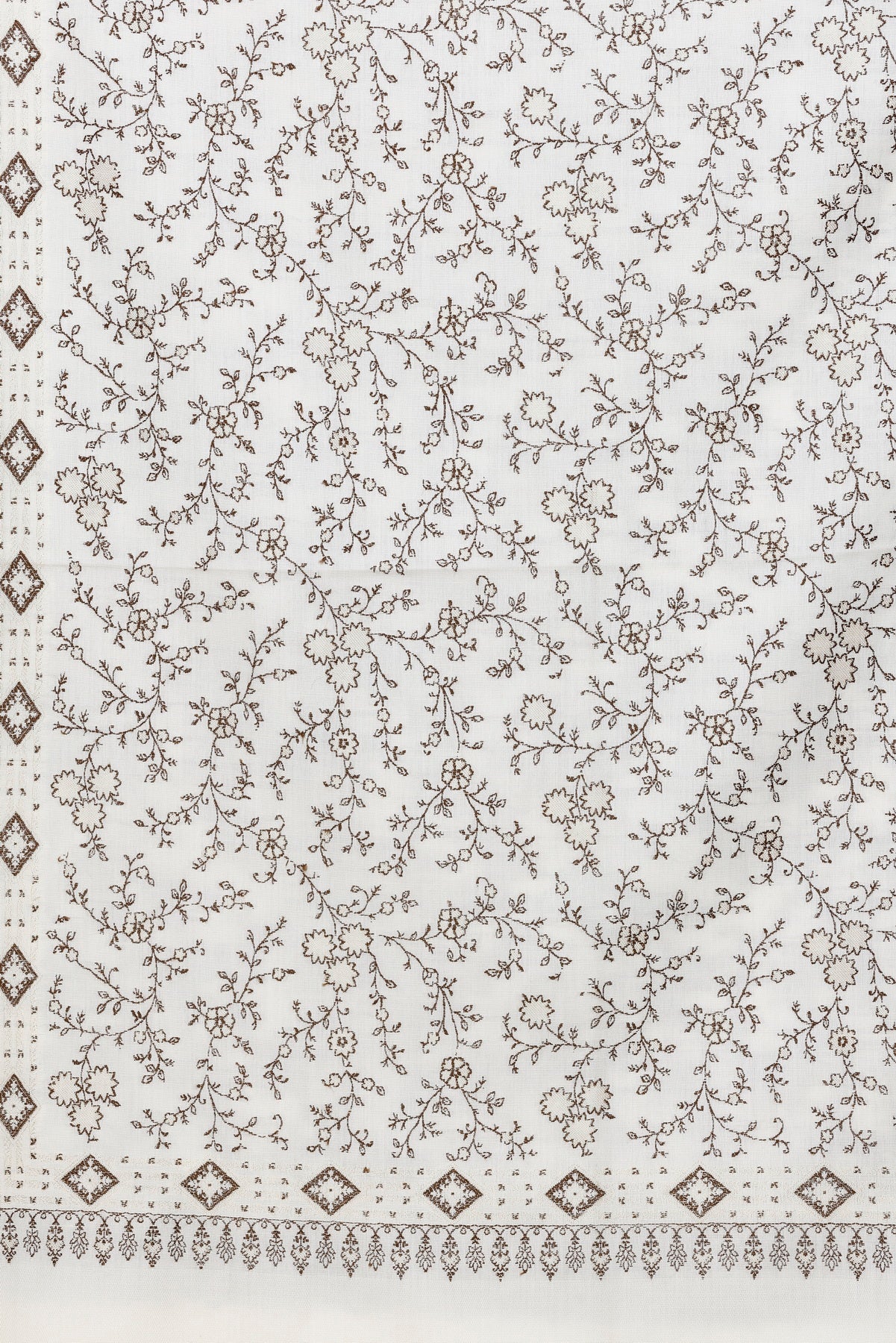 KRITI Classic White Stole Perfect for Casual or Formal Looks