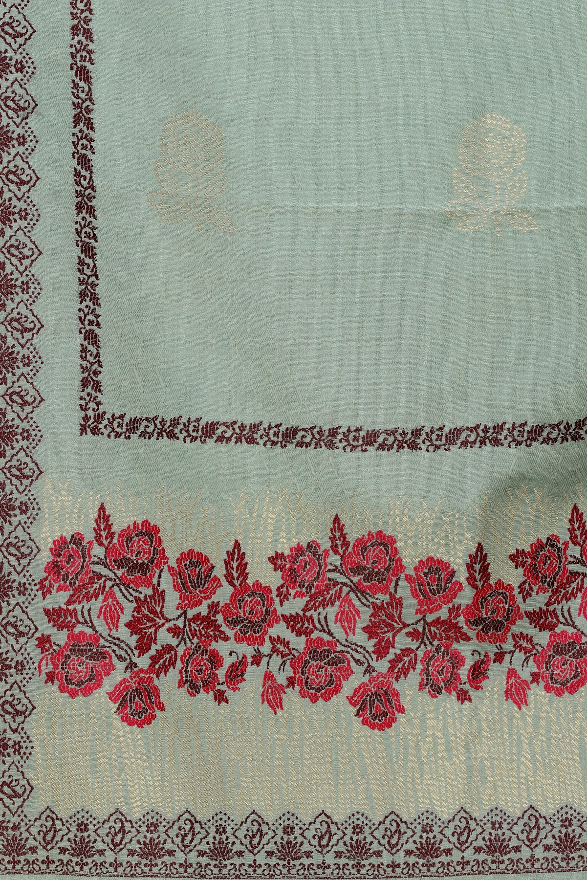 Soft Pista Acrylic Viscose Stole by KRITI Casual to Formal Wear