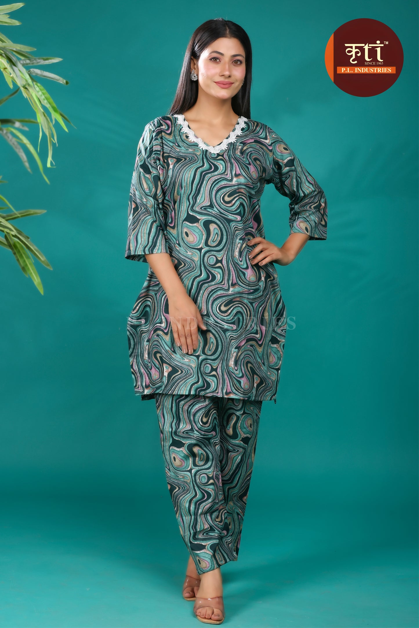 Floral Print Cotton Co-ord Set for Women – Summer Collection