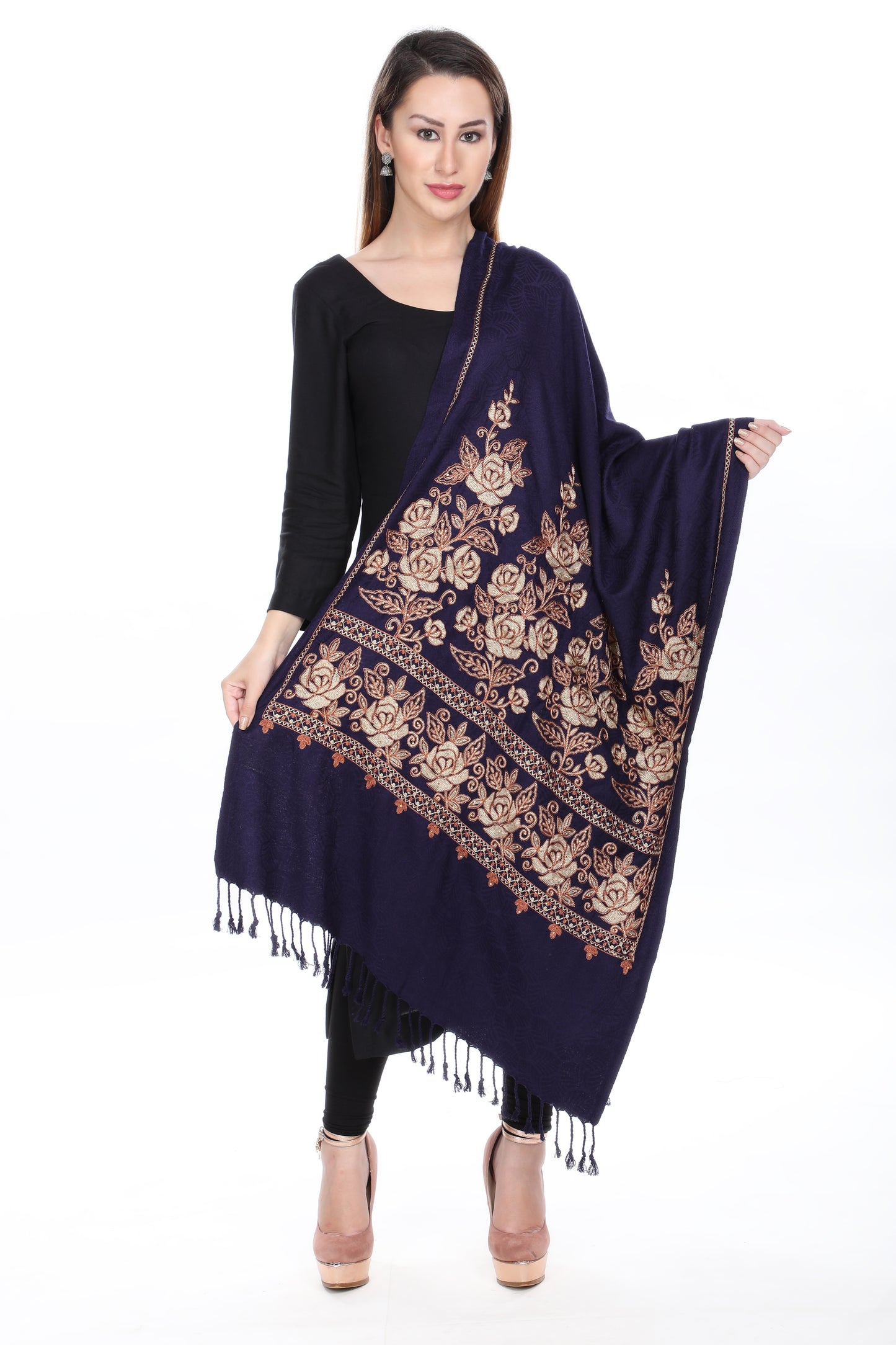 KRITI Acrylic/Viscose Shawl For Women.