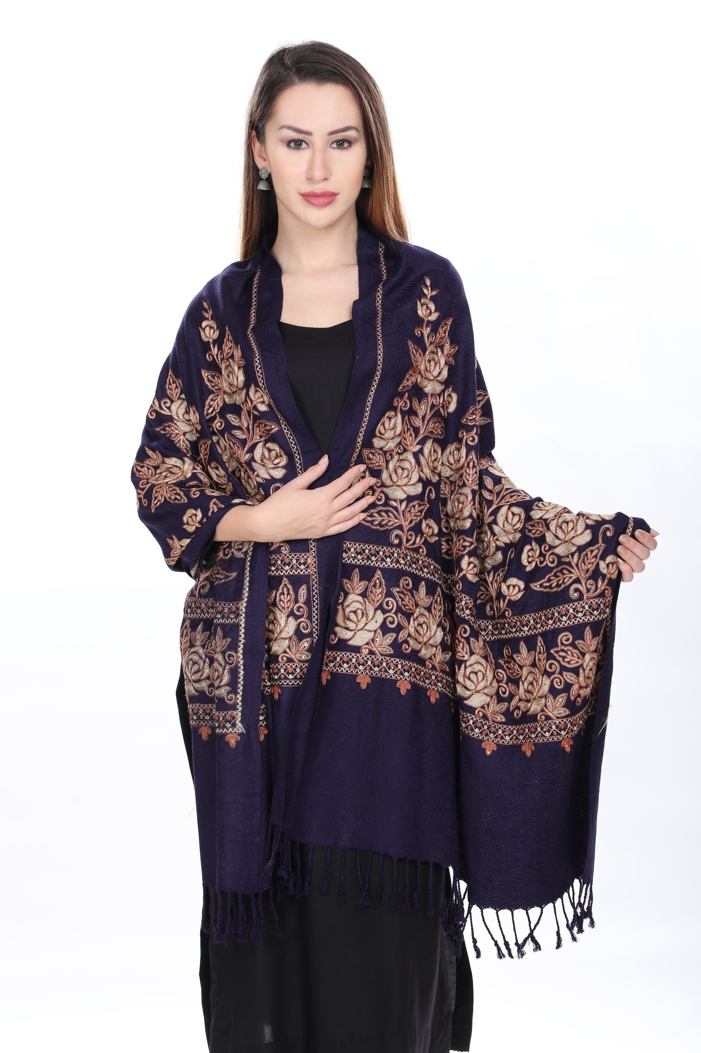 KRITI Acrylic/Viscose Shawl For Women.