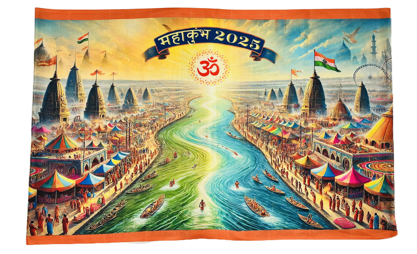 KRITI Maha Kumbh Design Stole For Winter