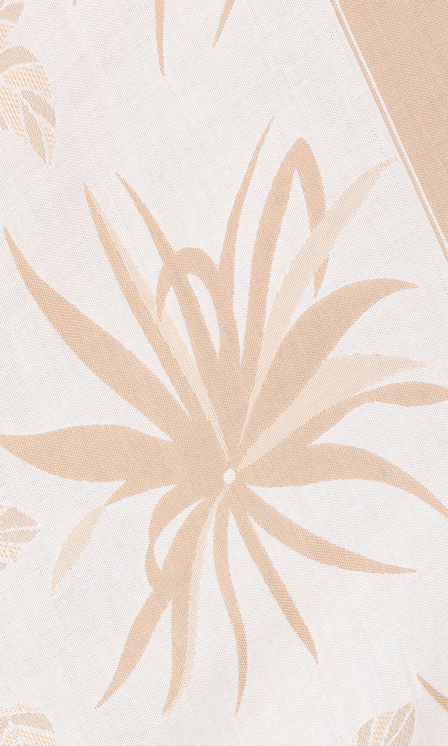 कृति फ्लोरल वूलन बेज कलर स्टोल लड़कियों के लिए