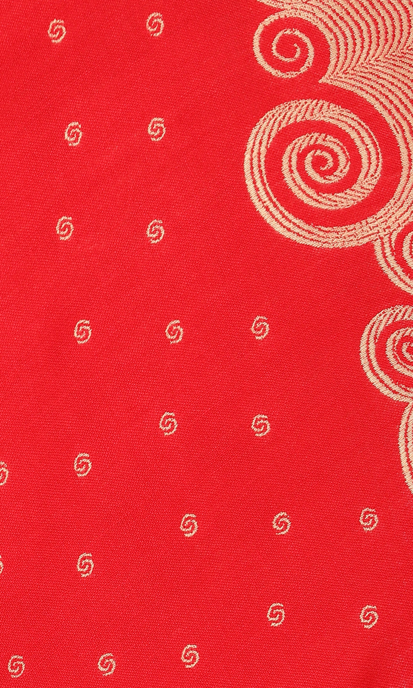 KRITI Floral Border Design Woolen Red Color Stole For Girl