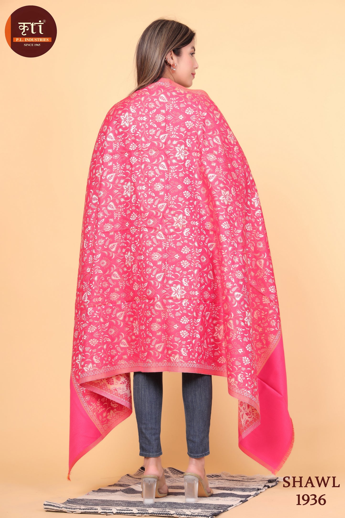 KRITI Wool Blend Shawl For Women