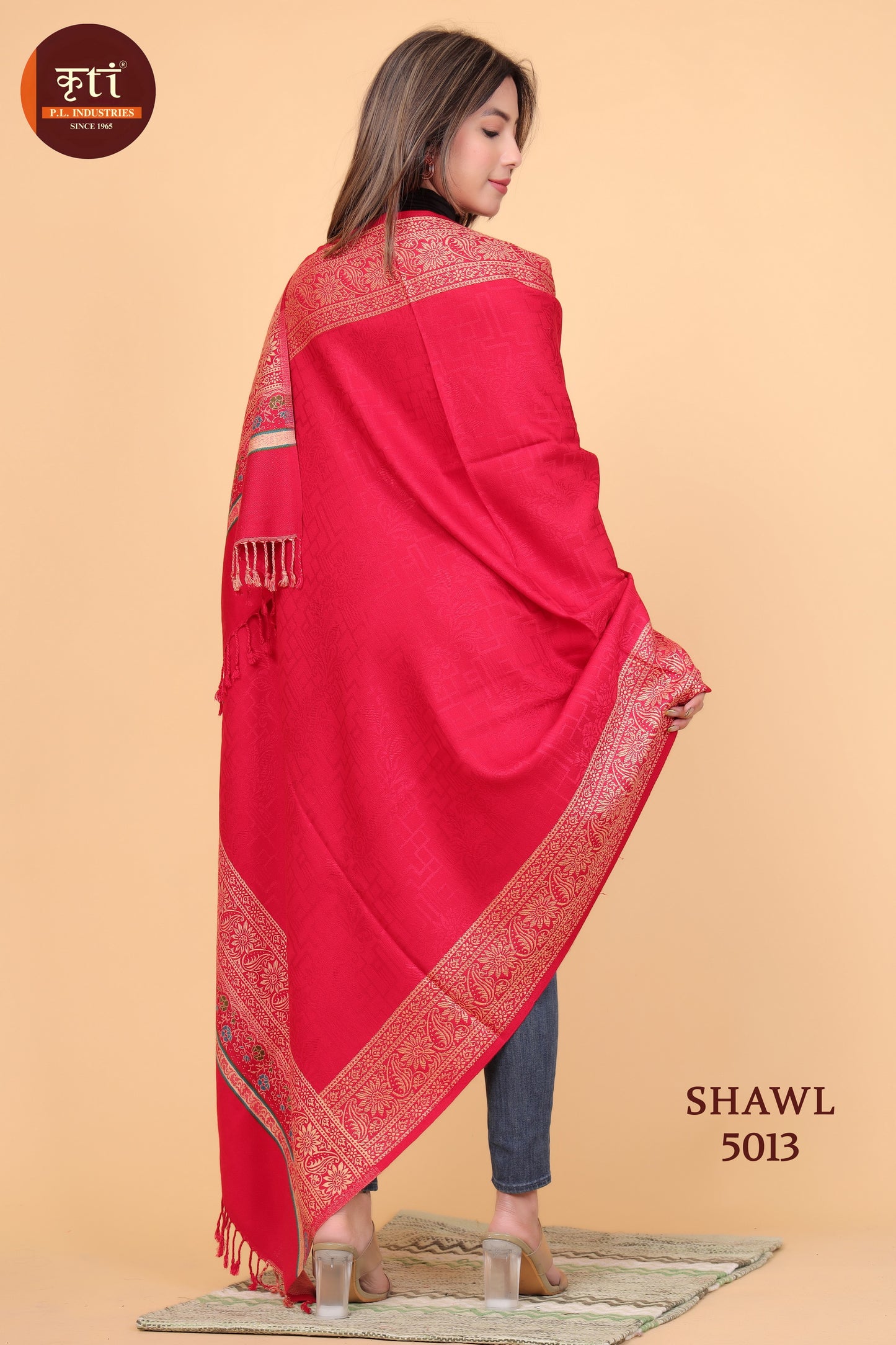 KRITI Wool Blend Shawl For Women