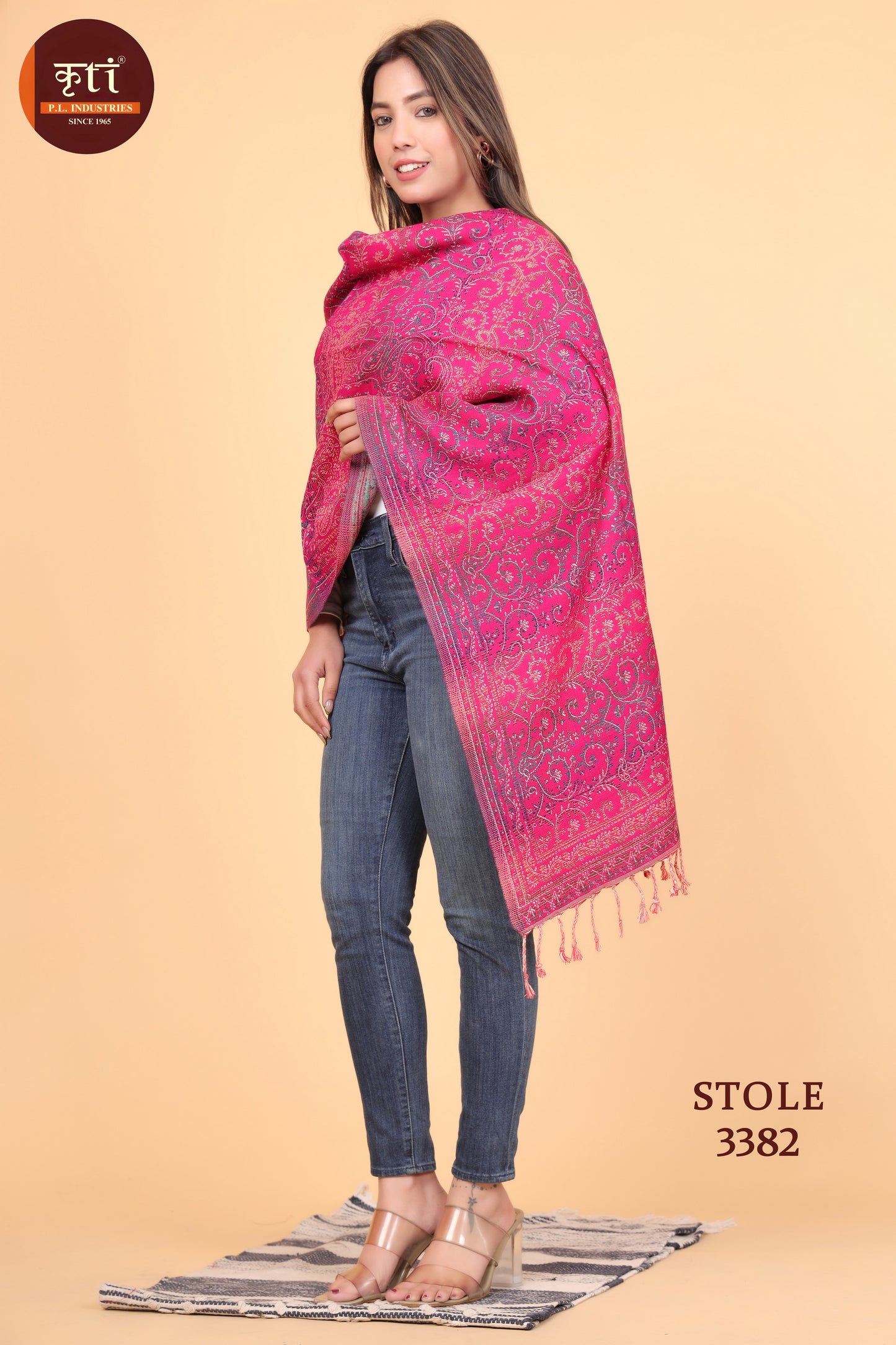 KRITI Fashion Wool Blend Stole – Light, Luxe & Effortlessly Chic
