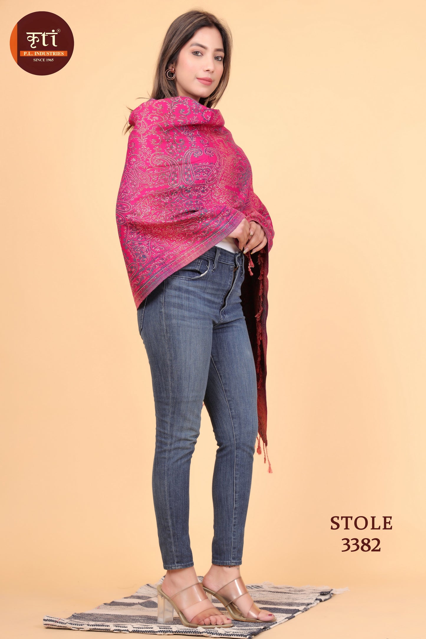 KRITI Fashion Wool Blend Stole – Light, Luxe & Effortlessly Chic