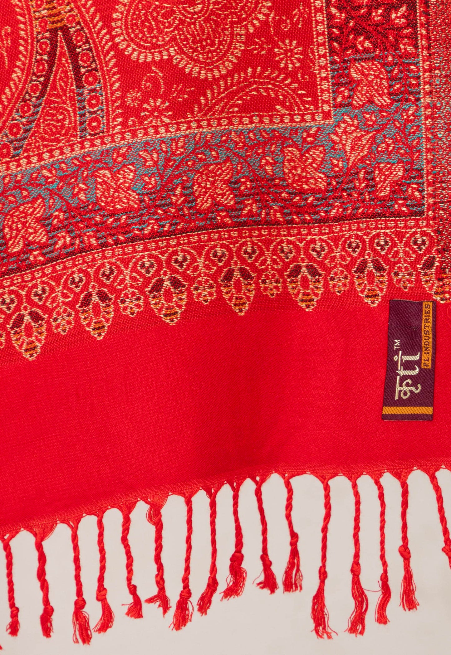 KRITI Red Viscose Stole For Women.