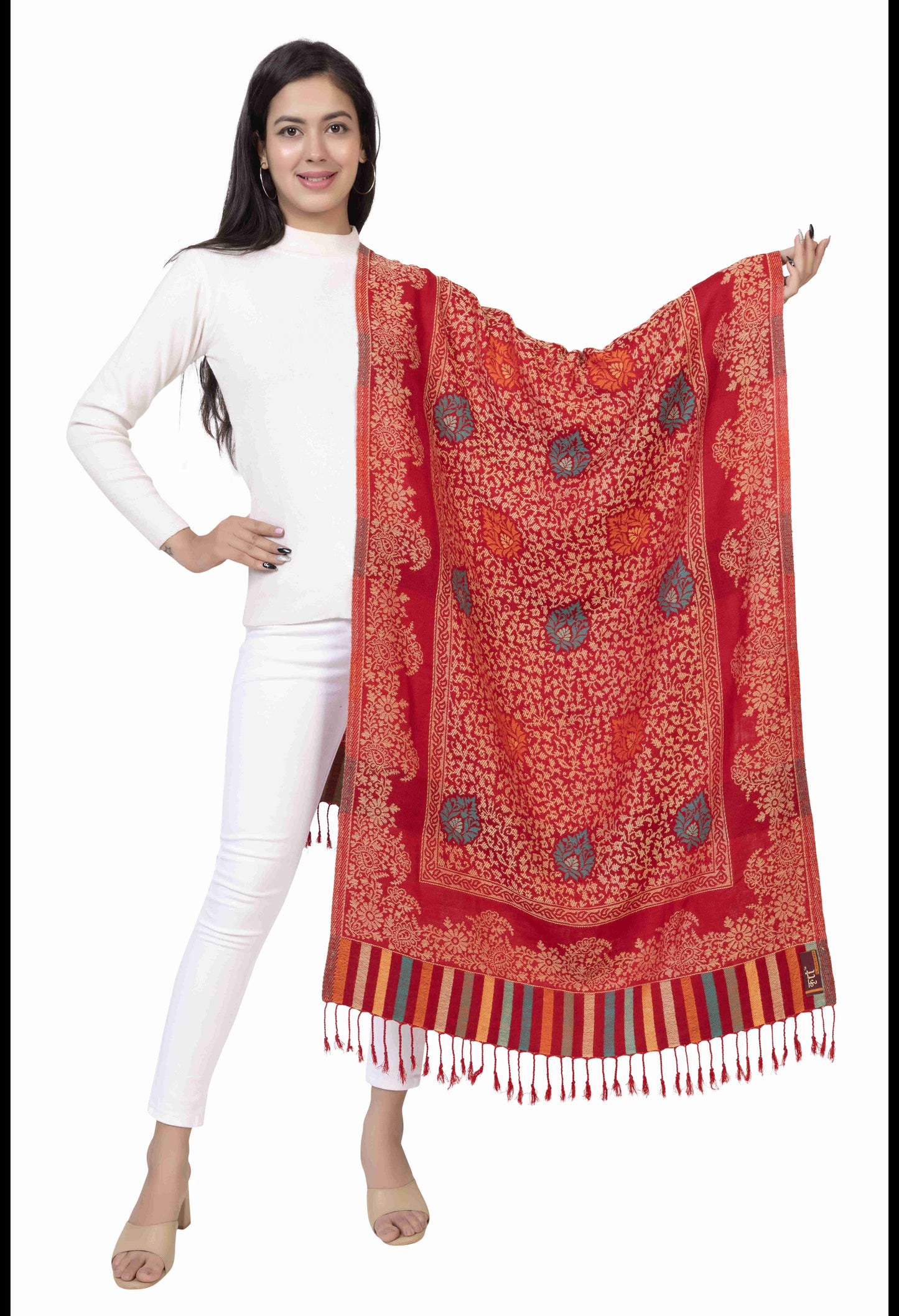 KRITI Acrylic/Viscose Stole For Women