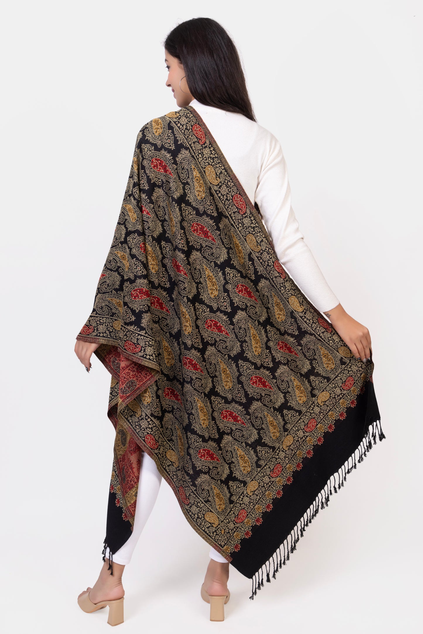 KRITI Acrylic/Viscose Stole For Women