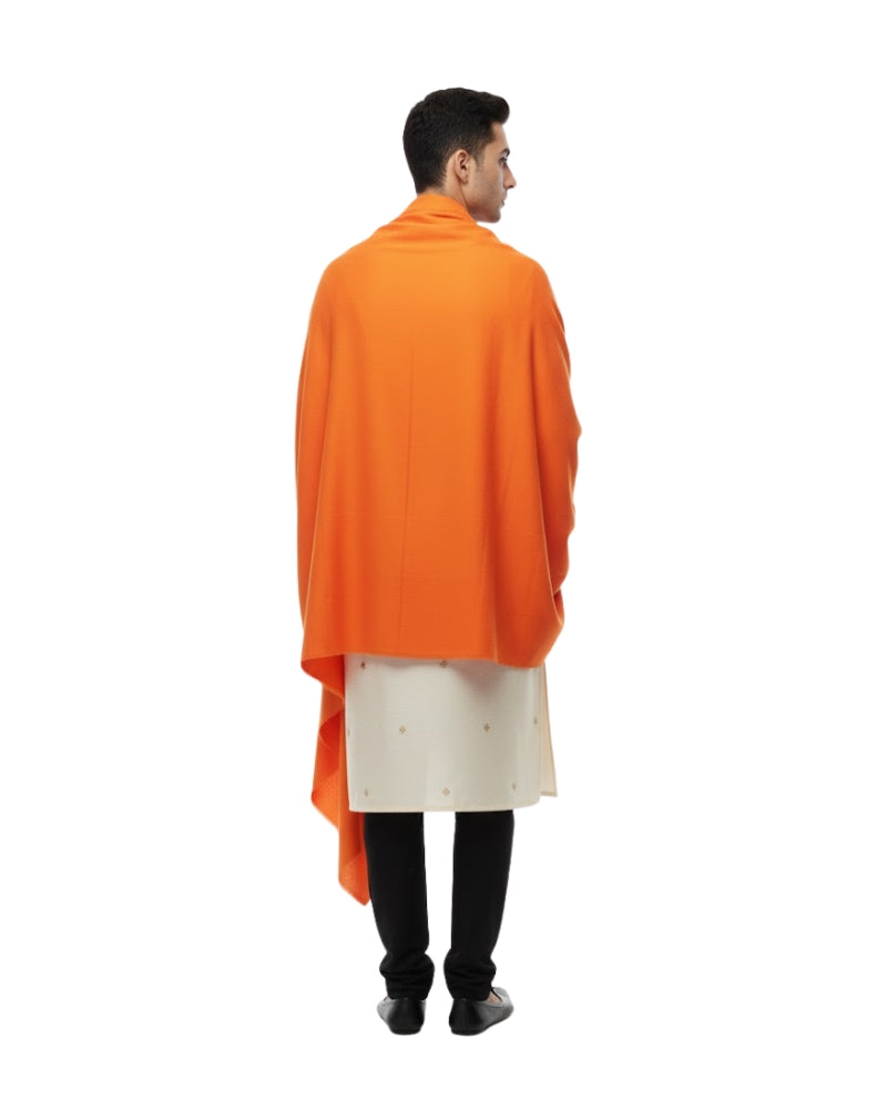 KRITI Winter Woolen Plain Lohi Orange Color For Men