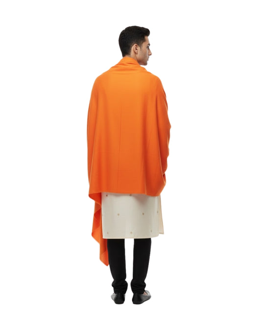 KRITI Winter Woolen Plain Lohi Orange Color For Men