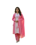 Premium 3-Piece Woolen Winter Kurti Set | Woven Kurta with Bottom & Stole | M-XXL Size