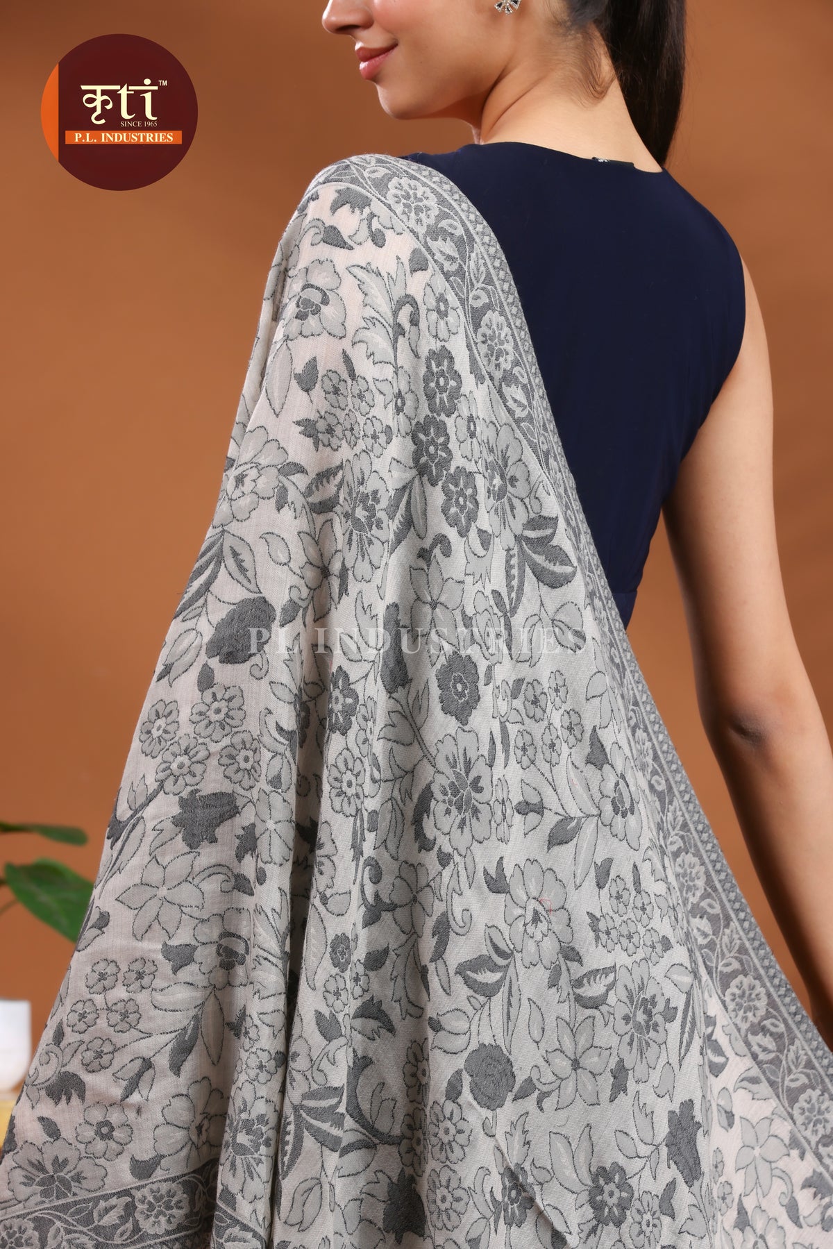 Premium Pashmina Lightweight Stole - Grey