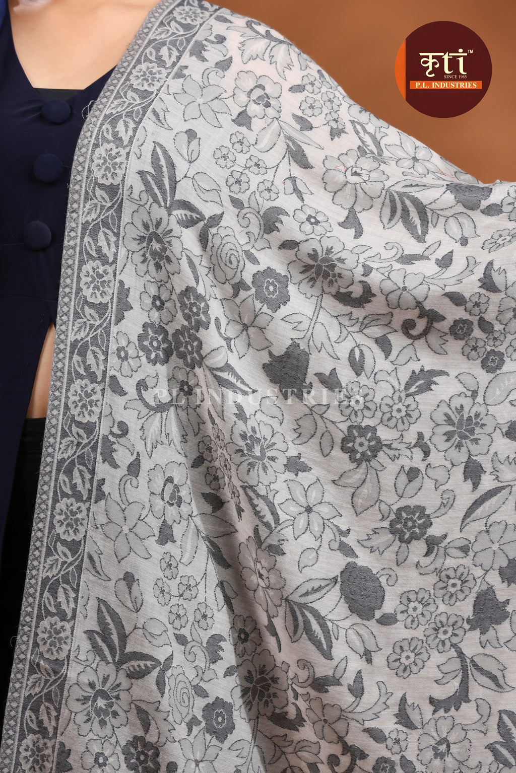 Premium Pashmina Lightweight Stole - Grey