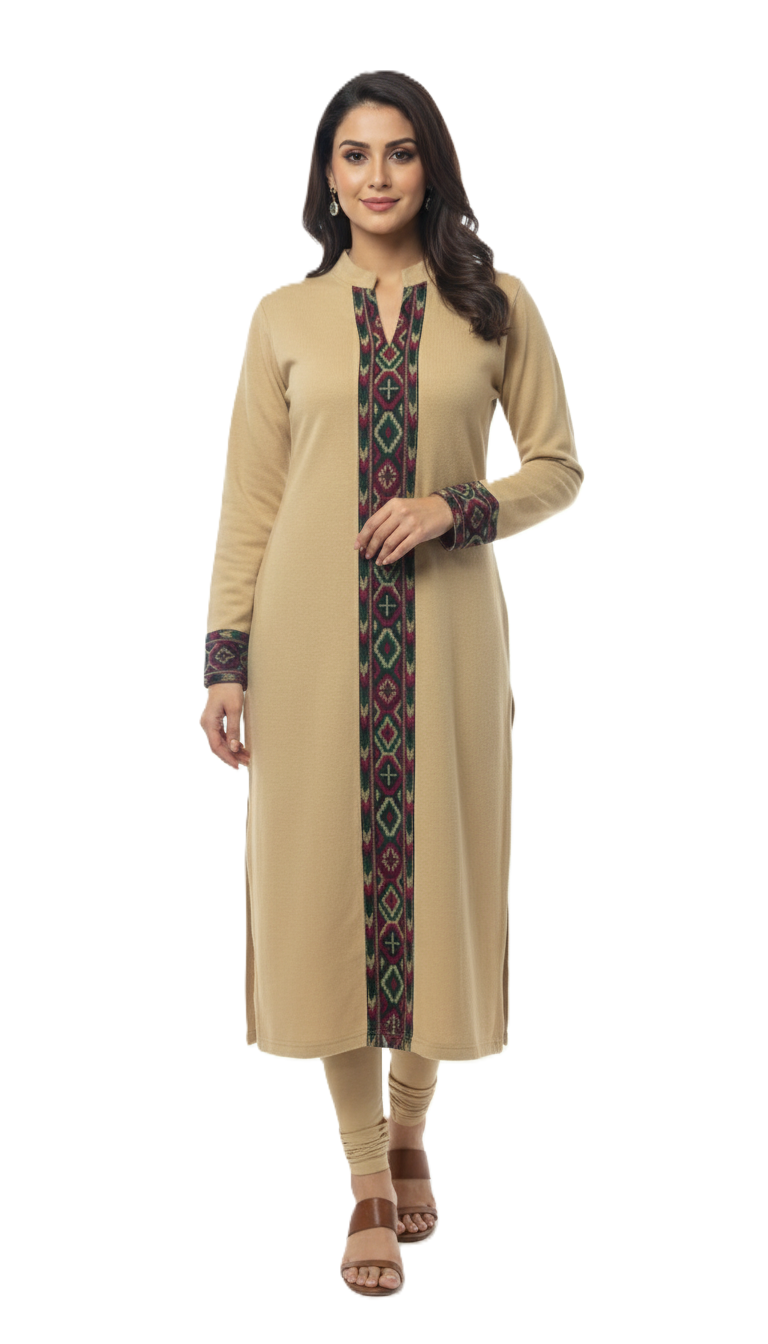 KRITI Winter Traditional Kullu Woollen Kurti For Women