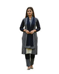 Premium 3-Piece Woolen Winter Kurti Set | Woven Kurta with Bottom & Stole | M-XXL Size