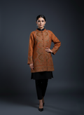 Woolen Kashmiri Kani Coat Floral Design