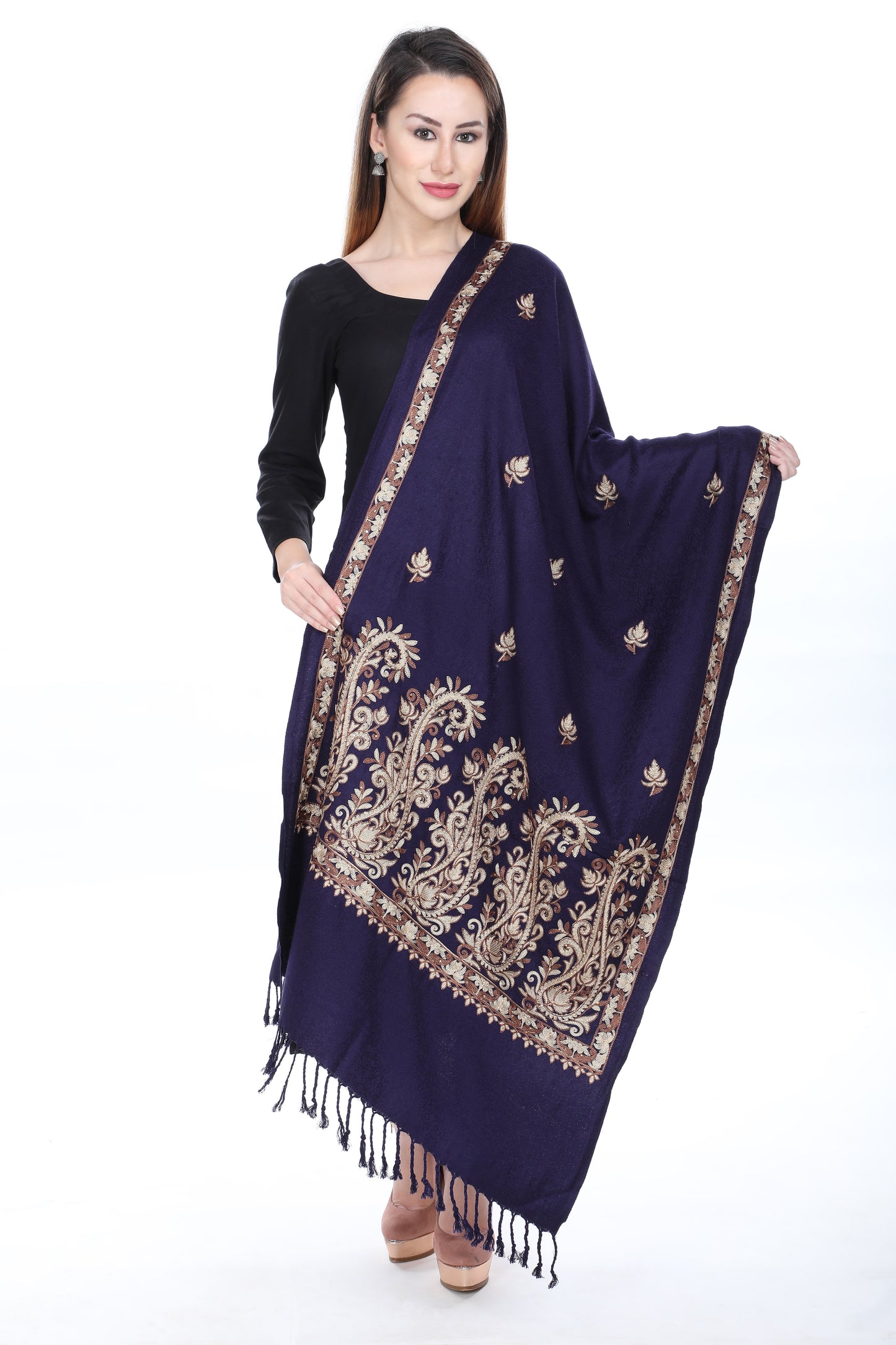 KRITI Acrylic/Viscose Shawl For Women.