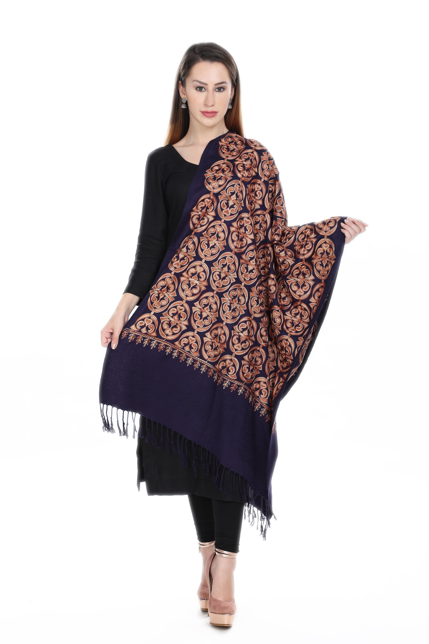 KRITI Acrylic/Viscose Stole For Women