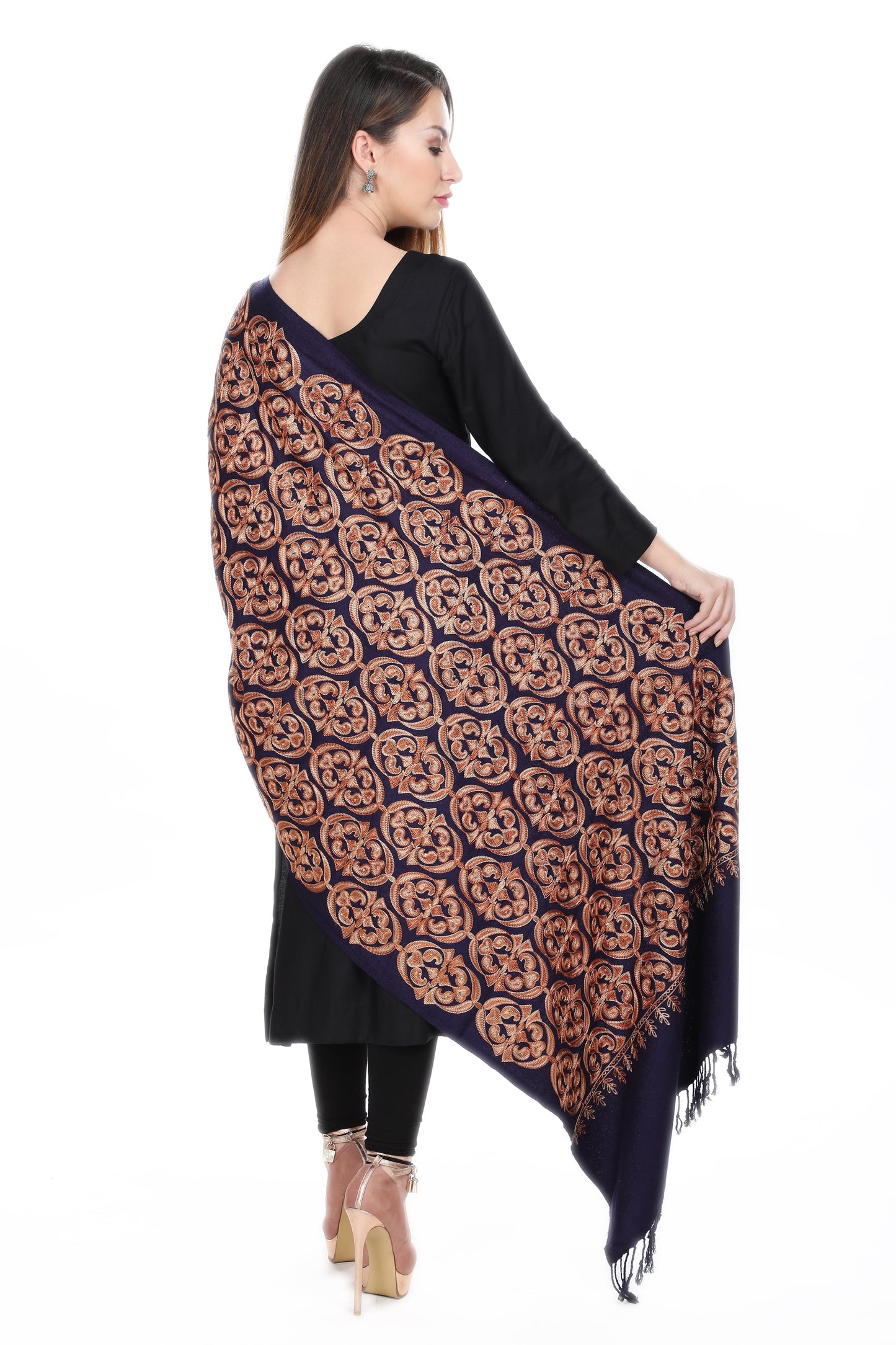 KRITI Acrylic/Viscose Stole For Women