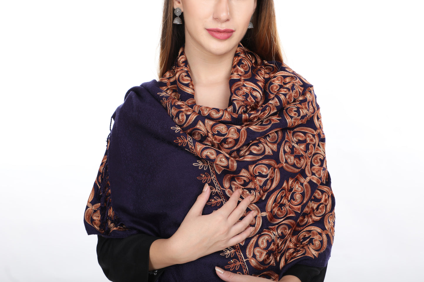 KRITI Acrylic/Viscose Stole For Women