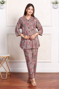 Paisley Printed Rayon Cotton Co-Ord Set - Multi