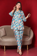 Sea Green Cotton Co-Ord Set