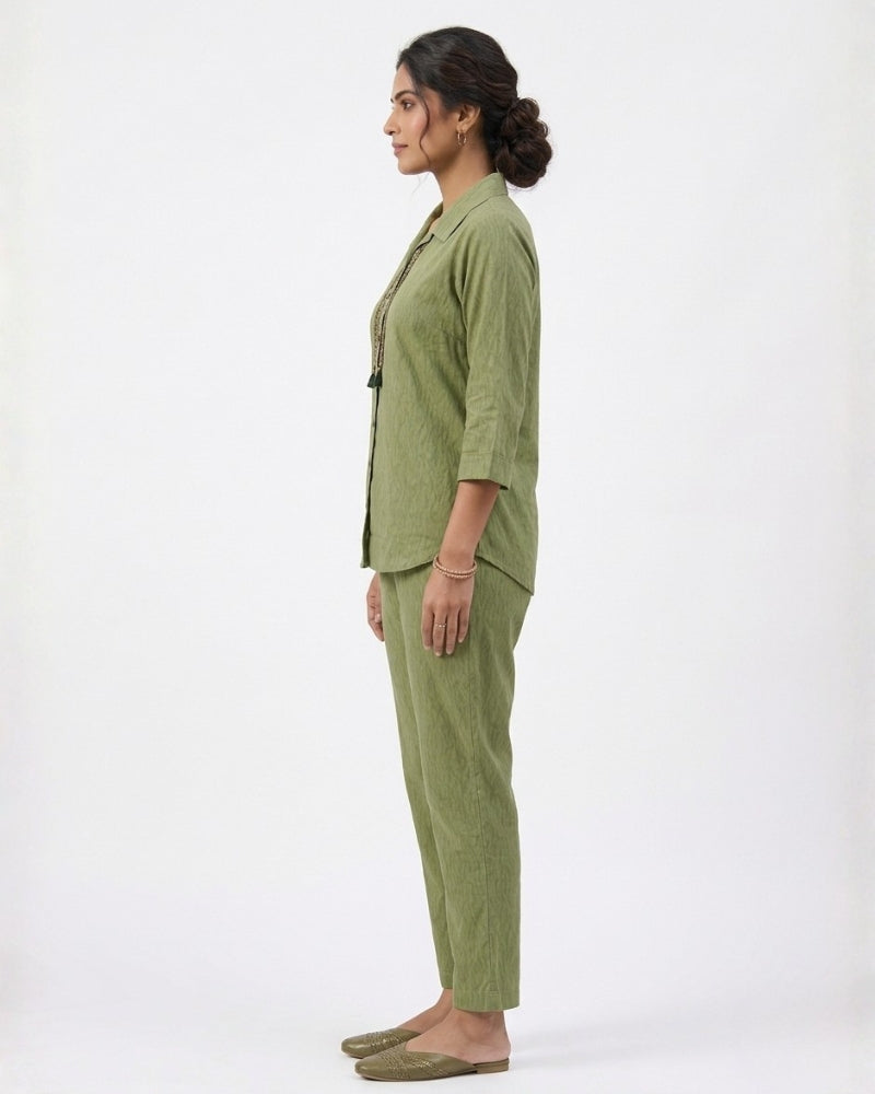 Cotton Co-Ord Set - Green