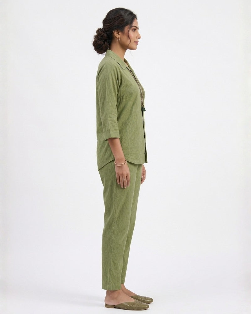 Cotton Co-Ord Set - Green