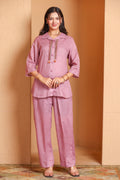 Cotton Co-Ord Set - Onion Pink