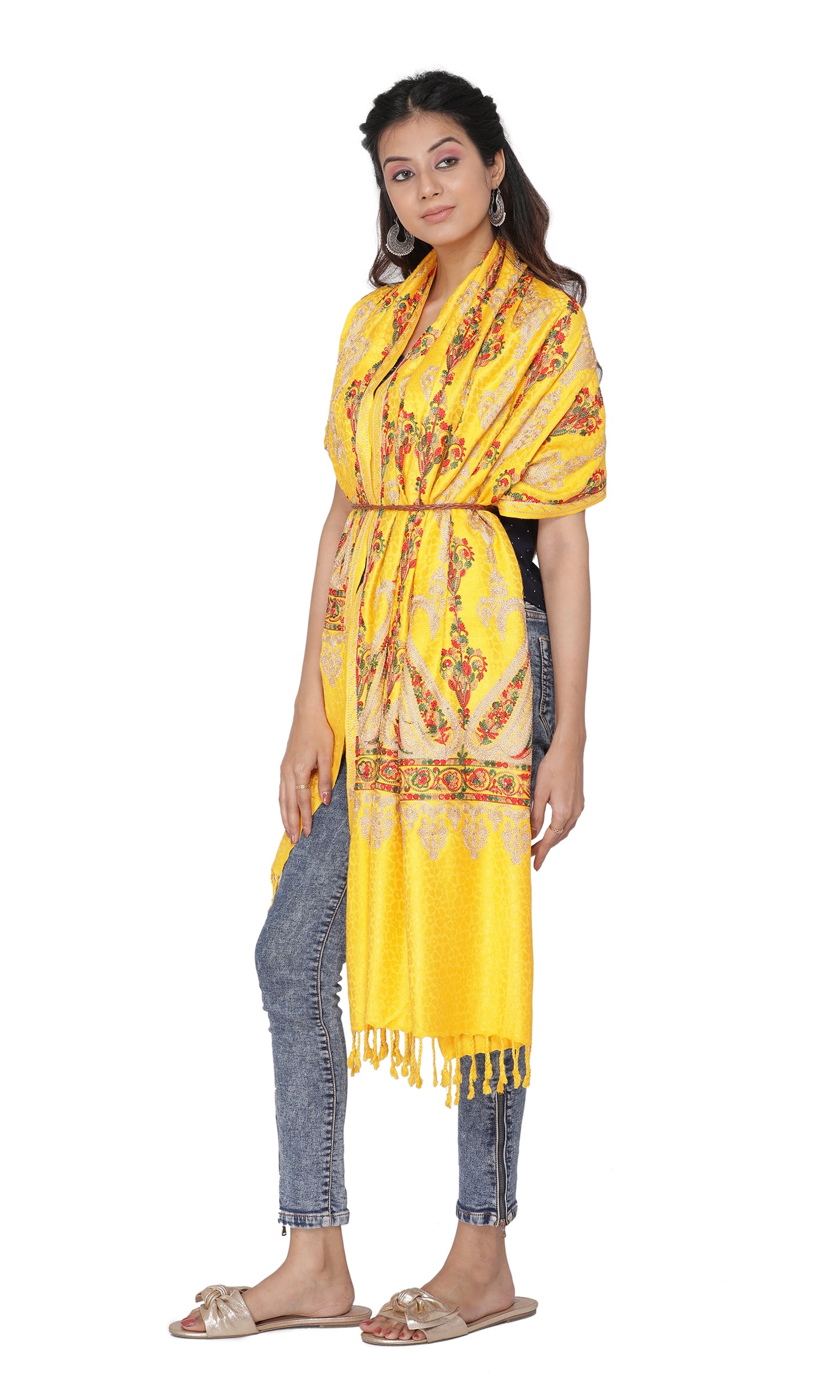 KRITI Acrylic/Viscose Stole For Women