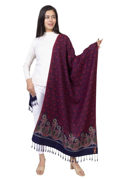 KRITI Acrylic/Viscose Stole For Women