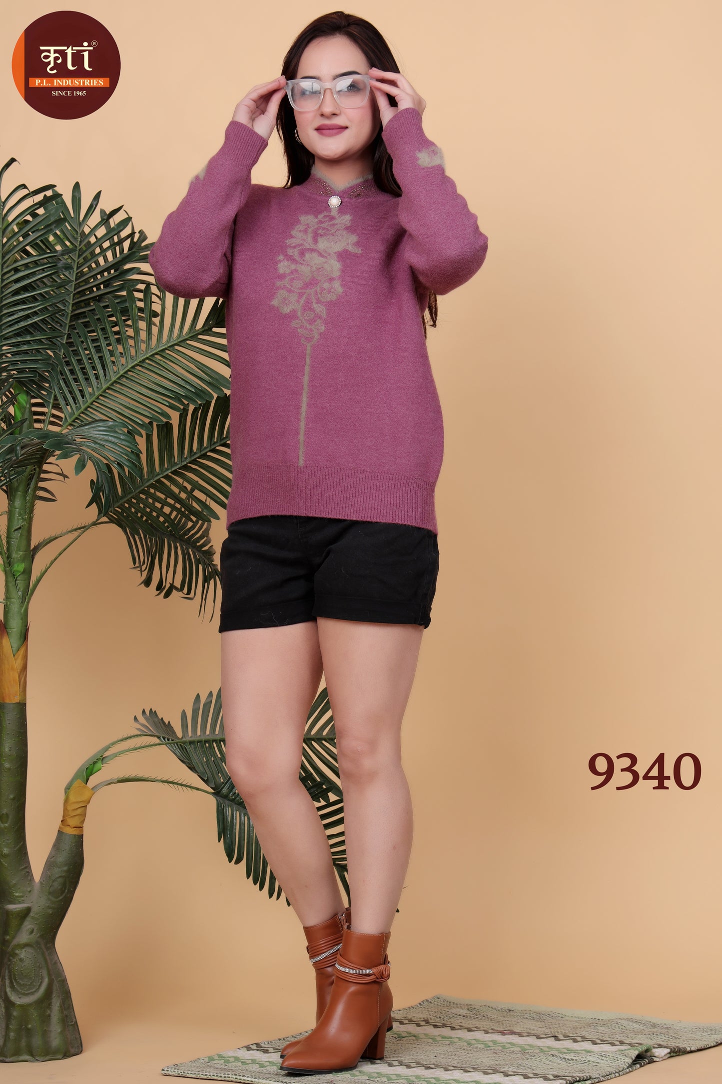 Embrace the Warmth with Our Fine Wool Designer Women's Top