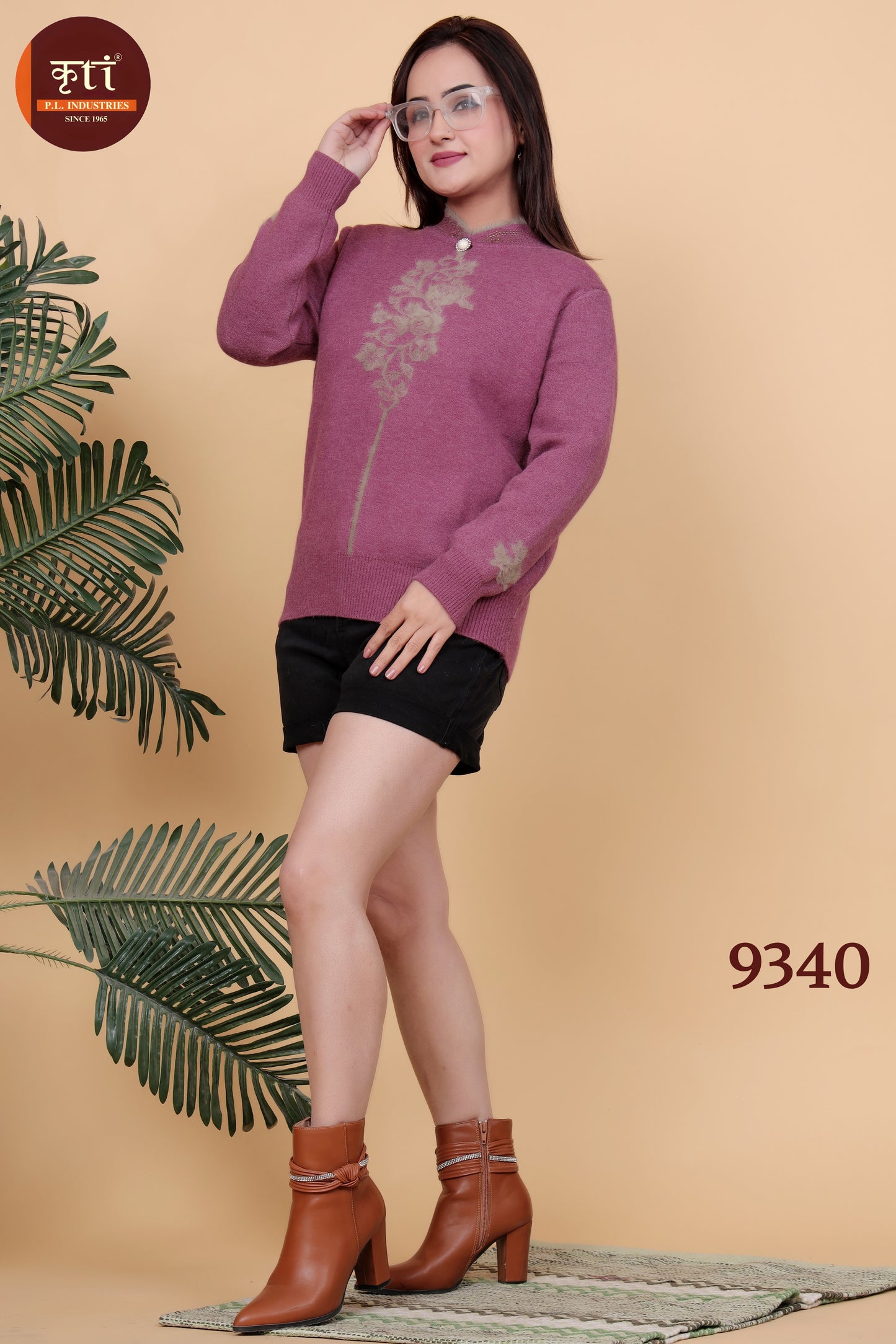 Embrace the Warmth with Our Fine Wool Designer Women's Top