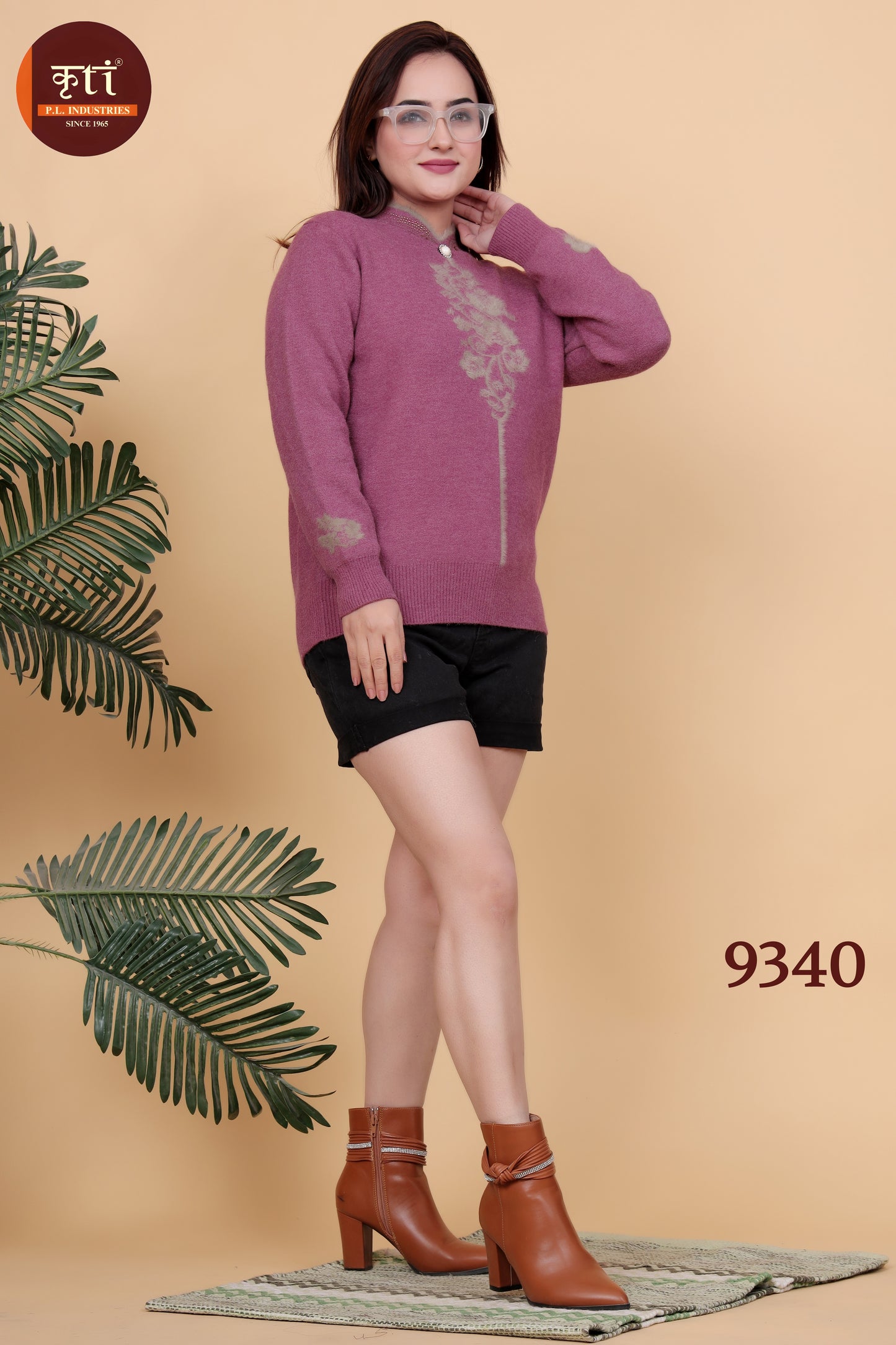 Embrace the Warmth with Our Fine Wool Designer Women's Top