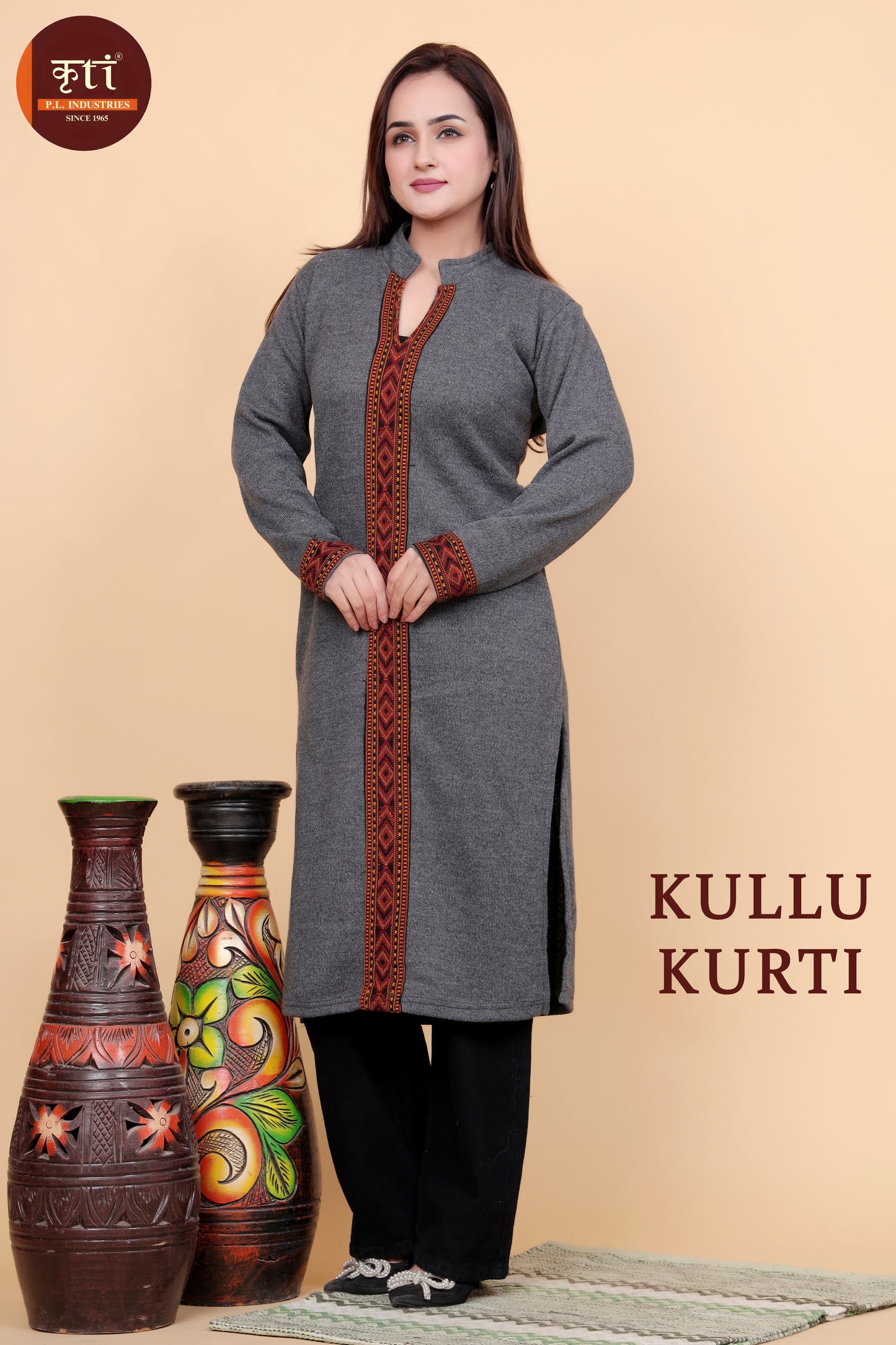 Traditional Kullu Woolen Kurti