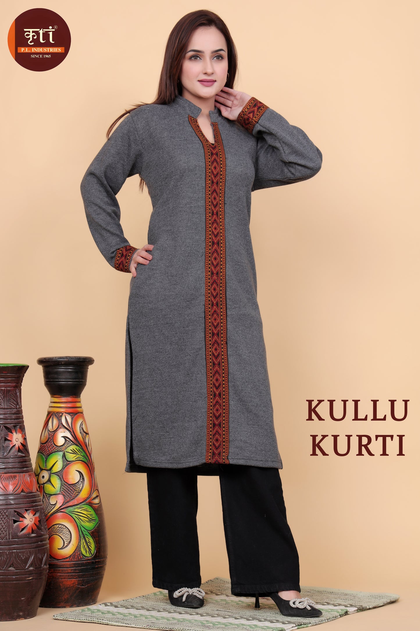 Traditional Kullu Woolen Kurti