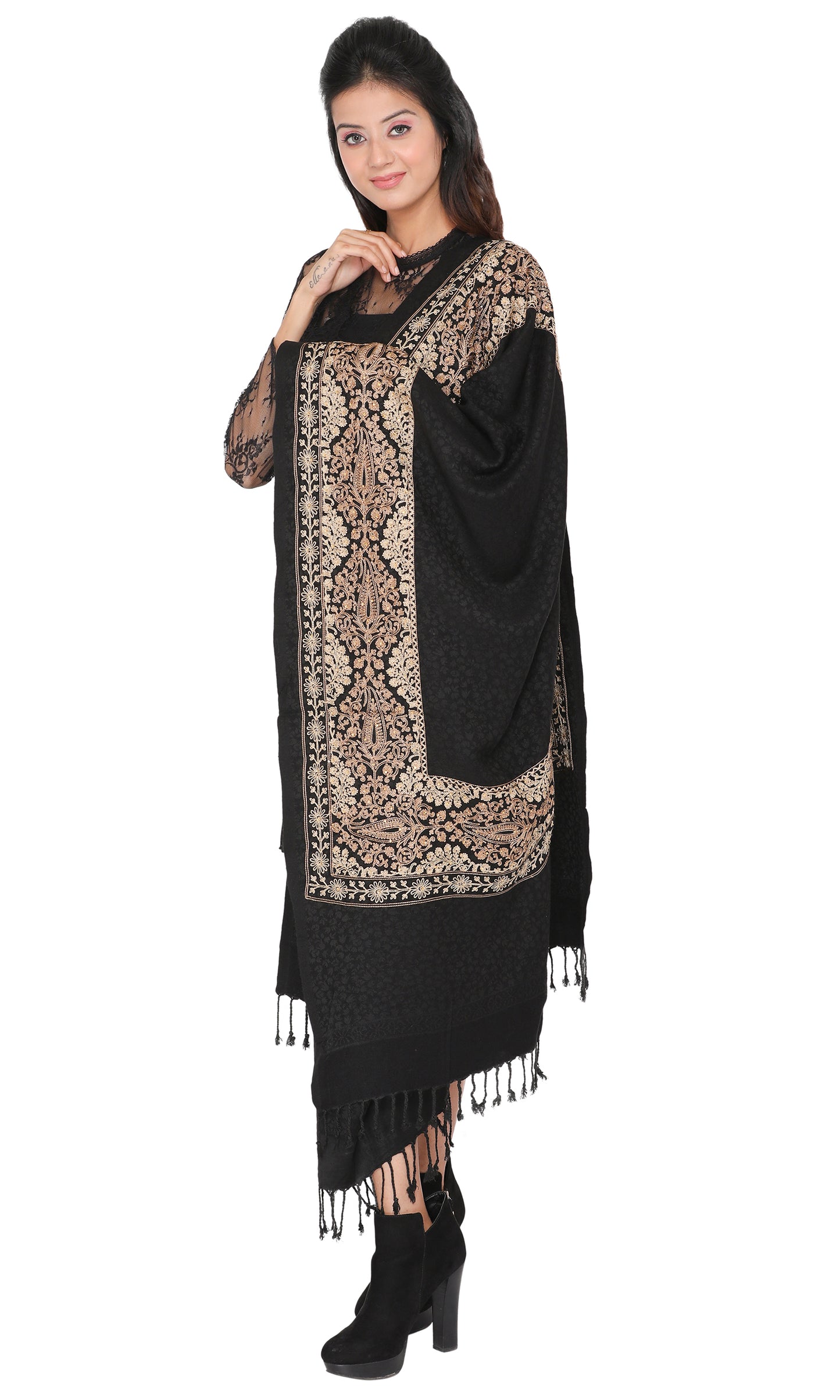 KRITI Acrylic/Viscose Stole For Women