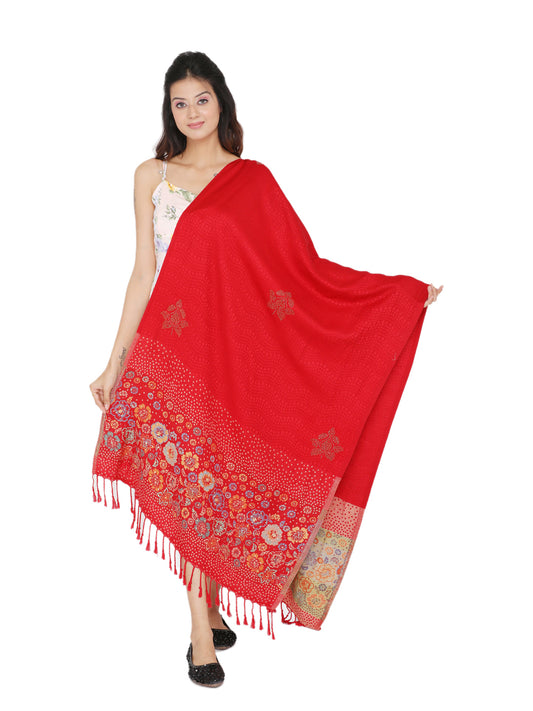 KRITI Acrylic/Viscose Stole For Women