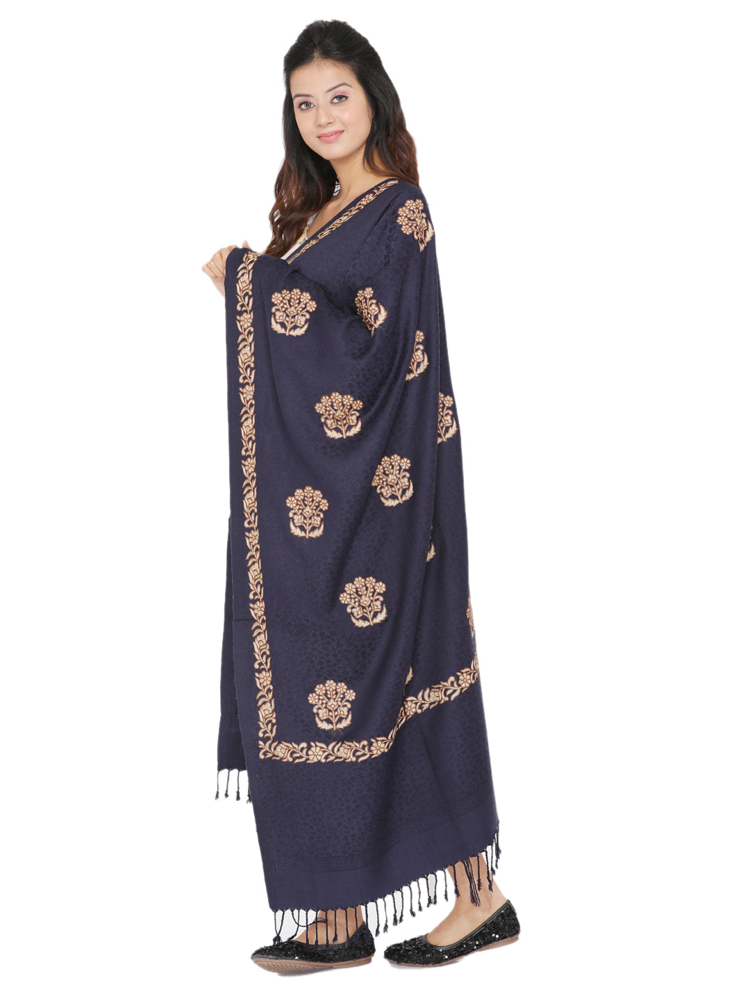 KRITI Acrylic/Viscose Stole For Women