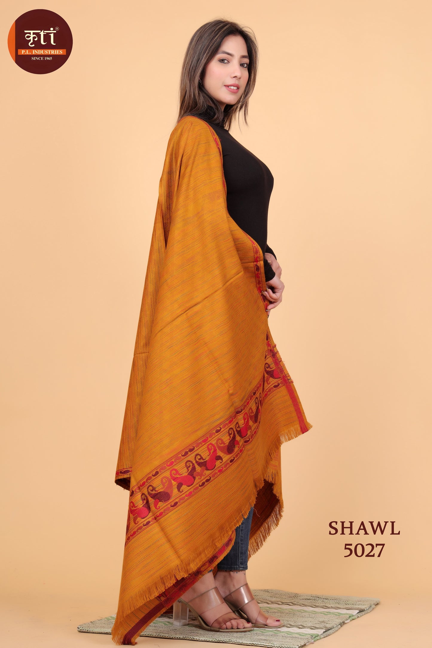 KRITI Wool Blend Shawl For Women