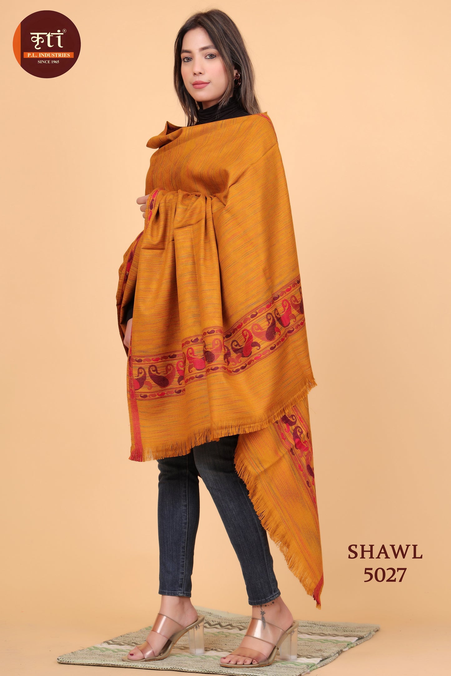 KRITI Wool Blend Shawl For Women