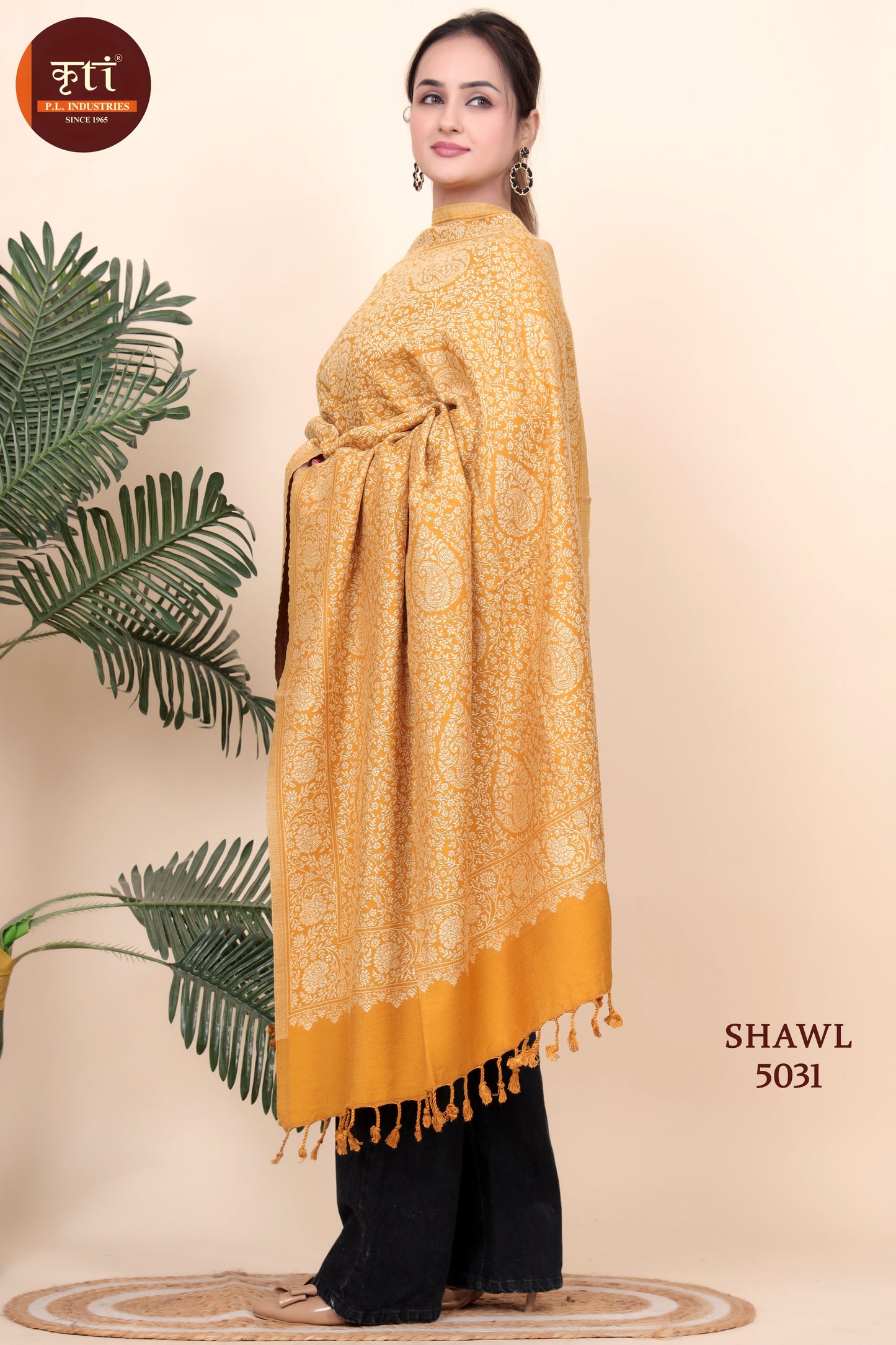 KRITI Acrylic/Viscose Shawl For Women